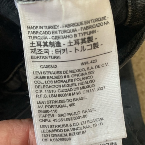 Levi's Made & Crafted Distressed Women's‎ Denim Jeans Size 27 - Picture 6 of 6